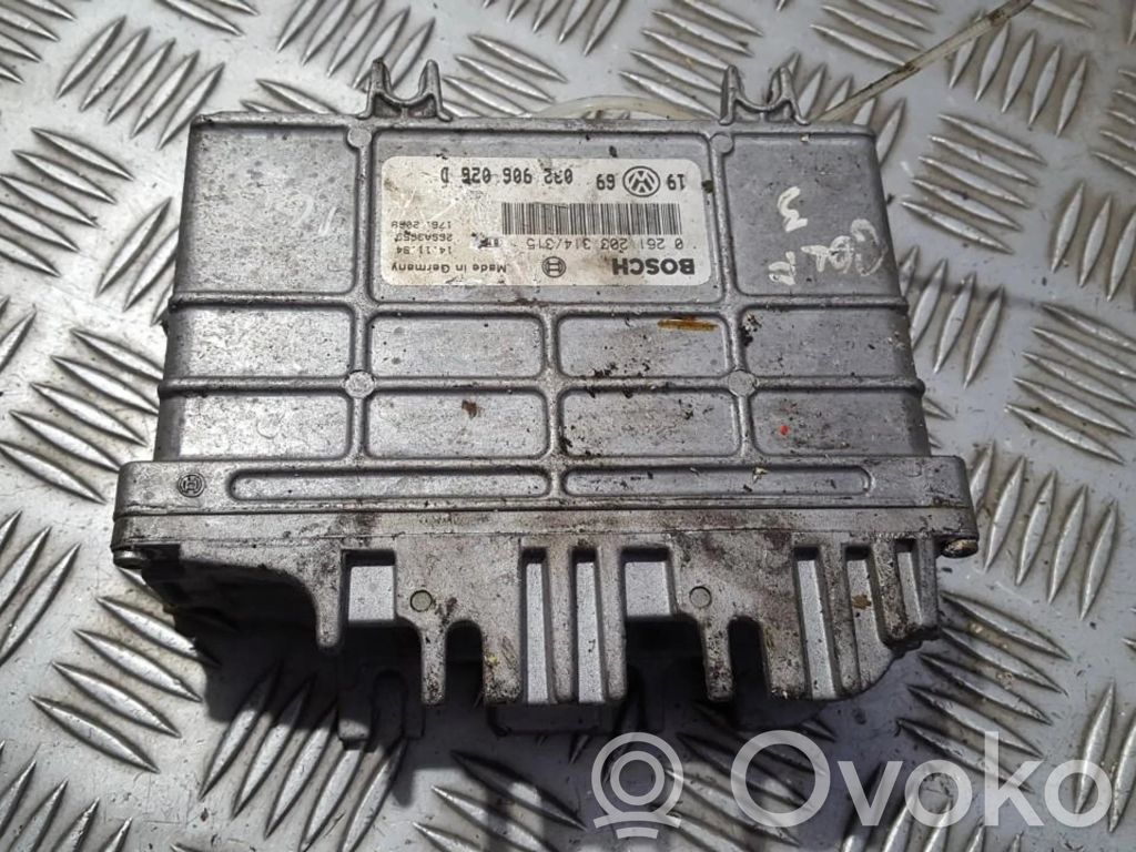 Sterownik / Moduł ECU   032906026D,0261203314,0261203314,032906026D