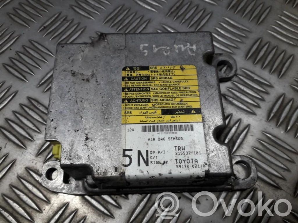 Toyota Auris 150 Centralina/modulo airbag