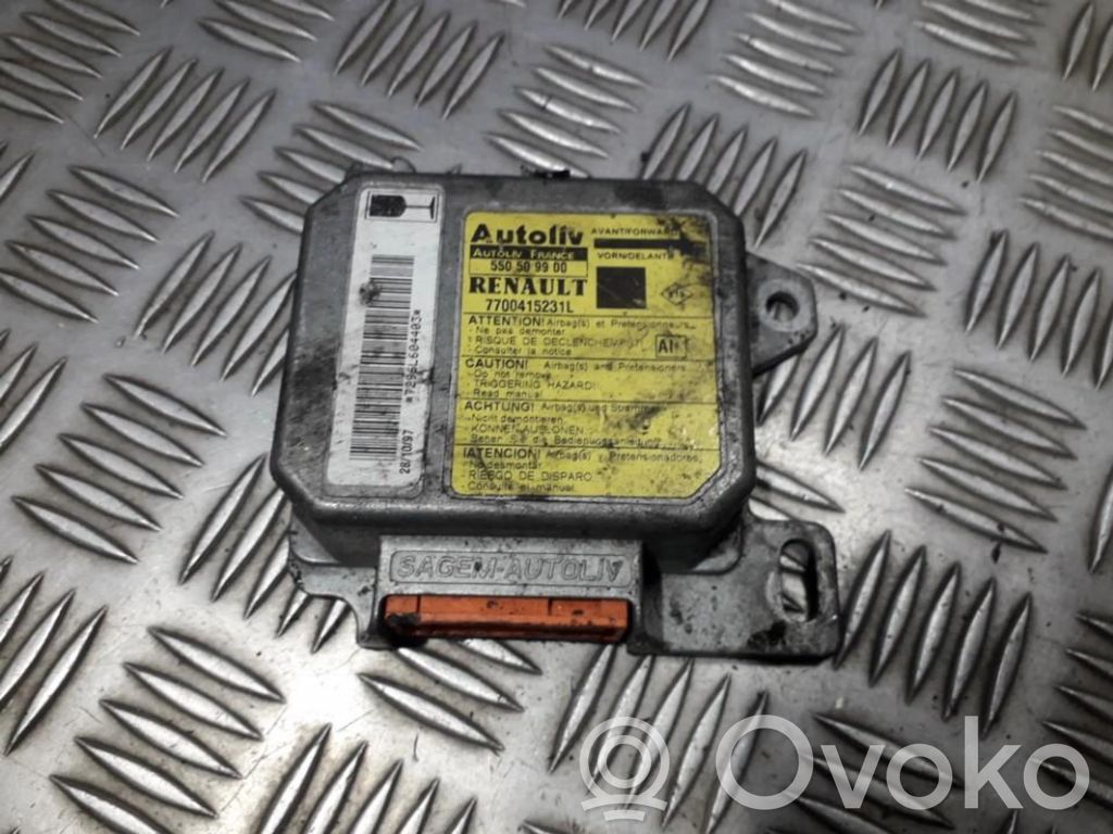 Renault Scenic I Centralina/modulo airbag 
