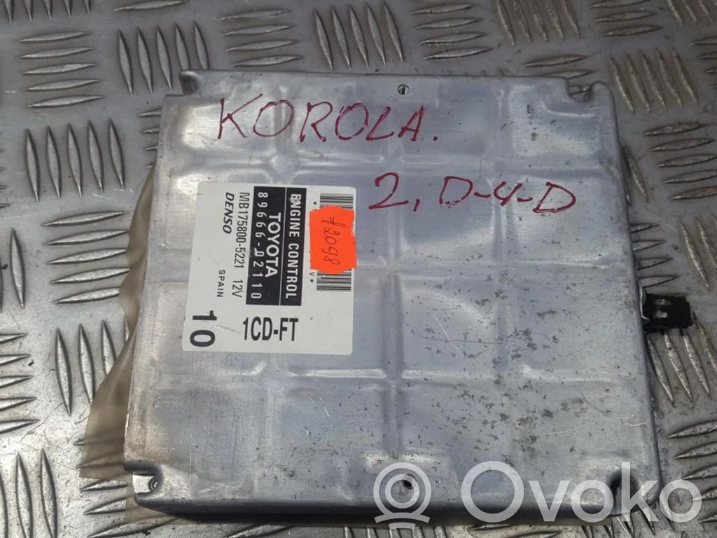 Engine control unit/module   8966602110,8966602110,8966602110,8966602110,MB1758005221