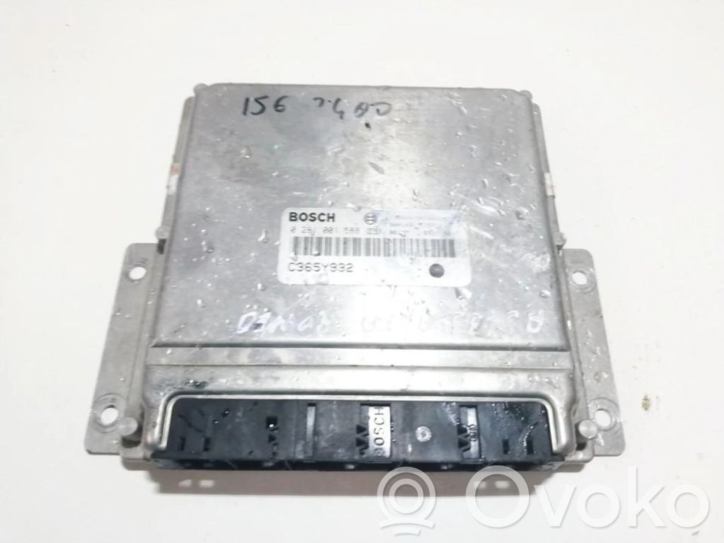 Engine control unit/module   0281001588,0281001588,8610769236645,98010728RTE172,C365Y932