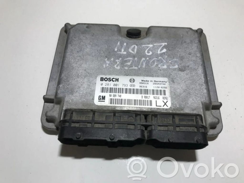 Engine control unit/module   0281001793,90589740,0281001793,11200292,28SA3740,90589740,96316,963160292,990316,B98017