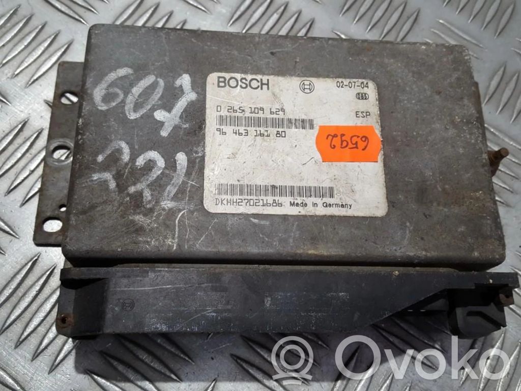 Unidad de control/módulo del motor   9646316180,0265109629,0265109629,9646316180