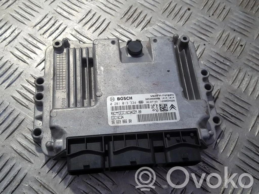 Peugeot 3008 I Unitate/modul de control motor 