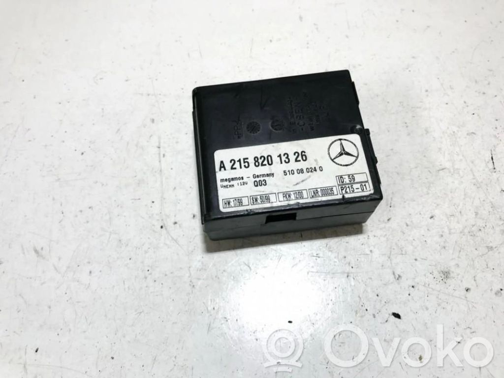 Mercedes-Benz CL C215 Unidad de control/módulo de alarma 