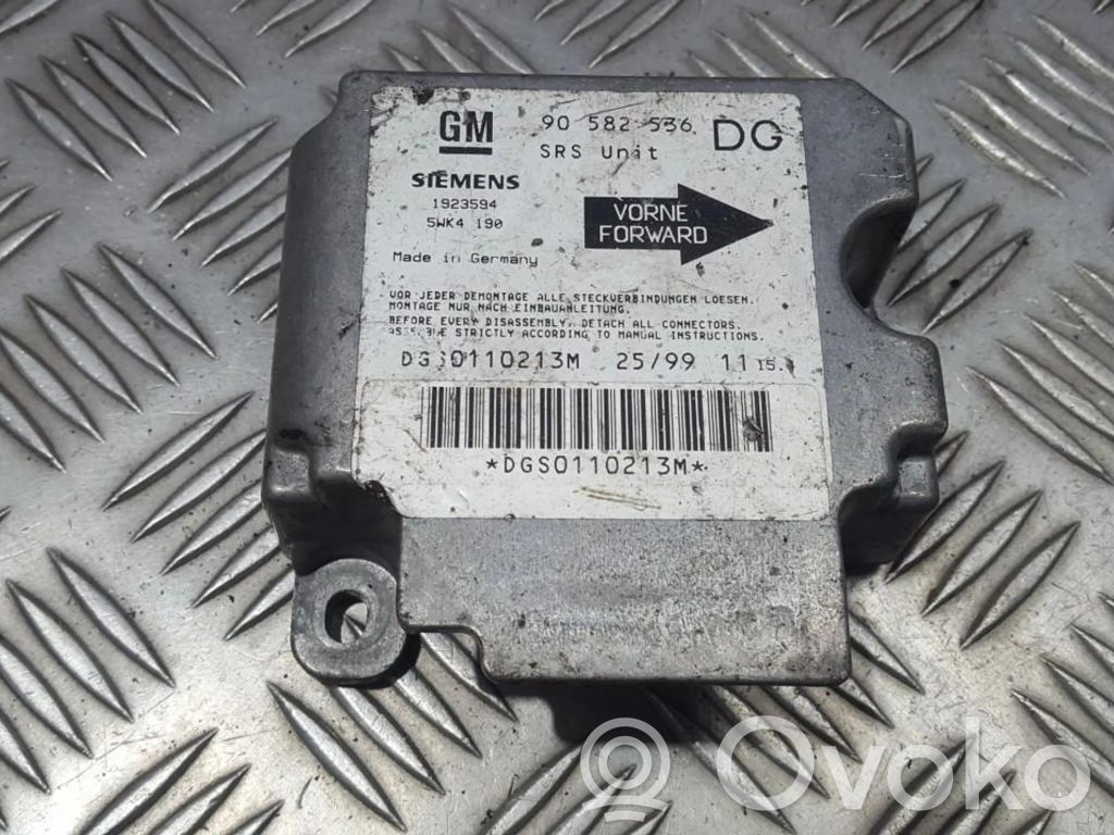 Opel Zafira A Centralina/modulo airbag