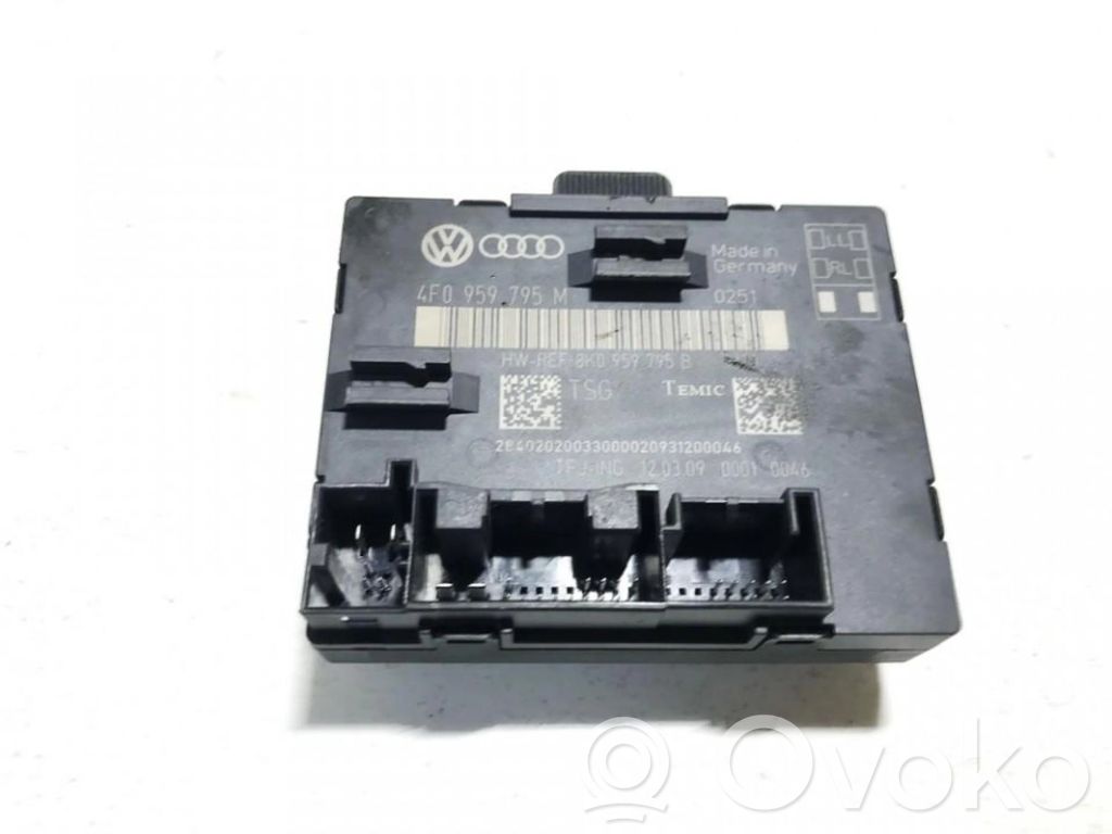 Unité de commande module de porte   4F0959795M,8K0959795B,4F0959795M,8K0959795B