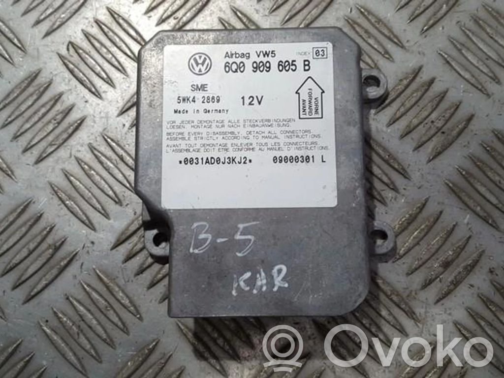 Volkswagen PASSAT B5 Sterownik / Moduł Airbag 