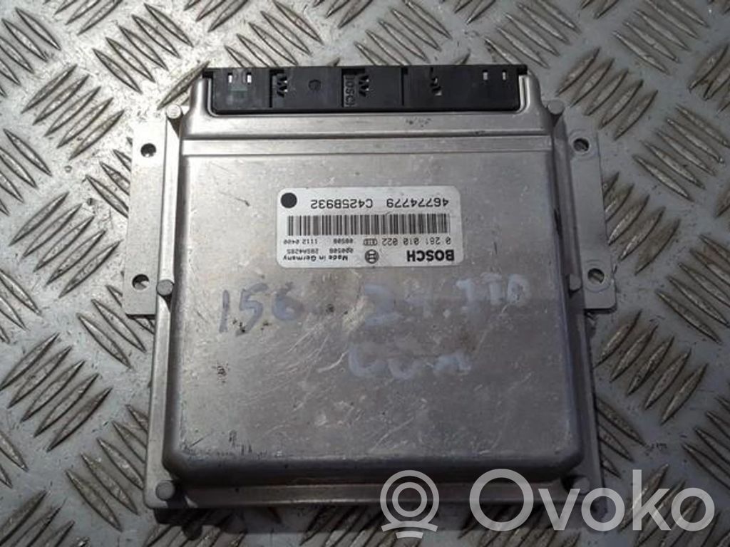 Alfa Romeo 156 Engine control unit/module 