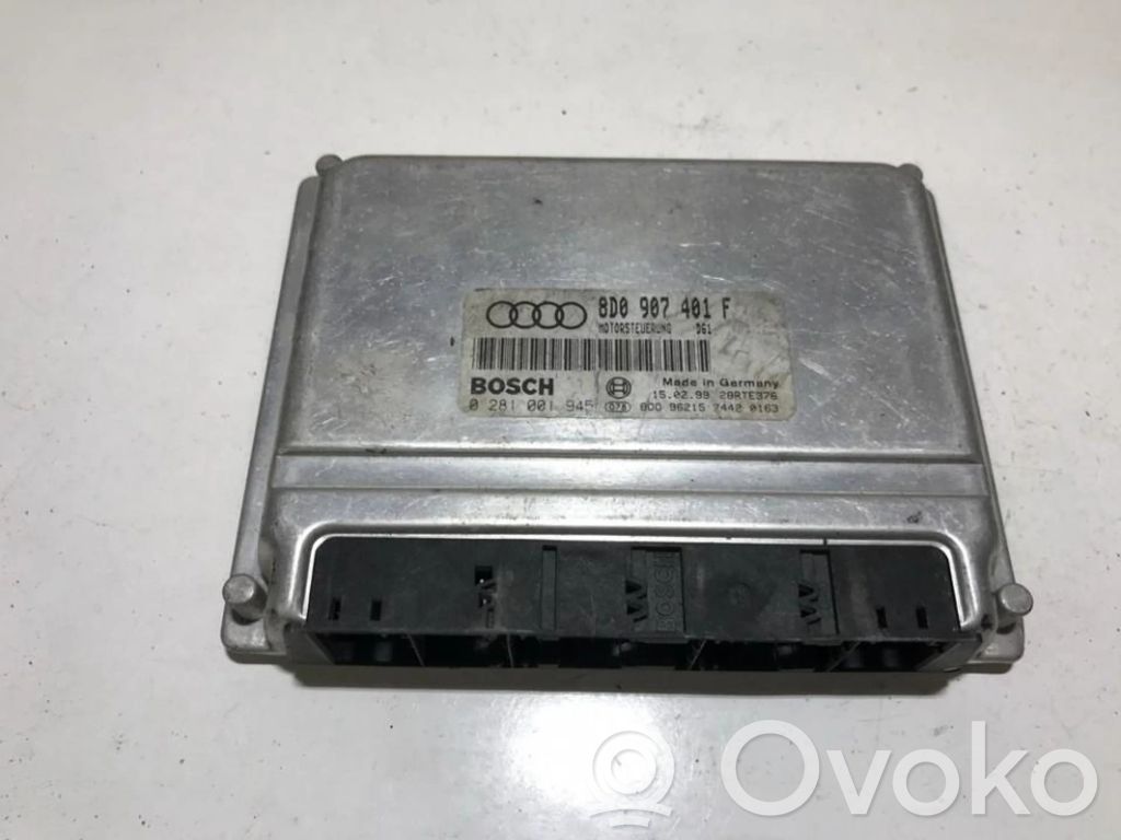 Unidad de control/módulo del motor   8D0907401F,0281001945,0281001945,28RTE376,74420163,8D0907401F