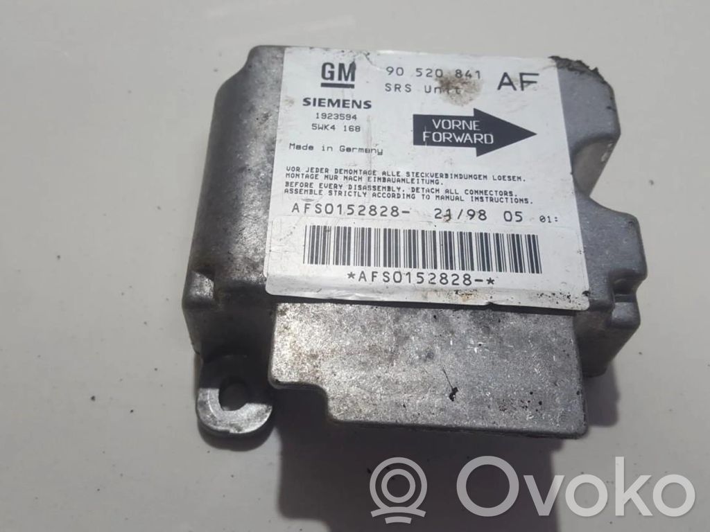 Unitate/modul de comandă airbaguri   90520841,1923594,1923594,90520841