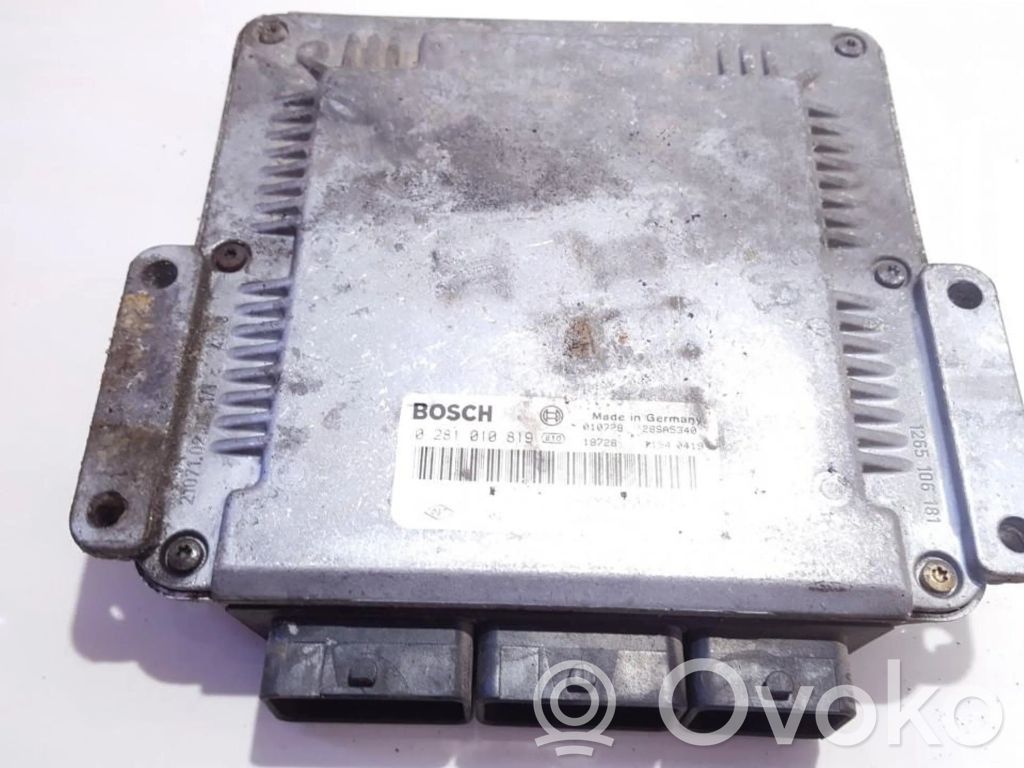 Unitate/modul de control motor   0281010819,8200039569,0281010819,8200039569