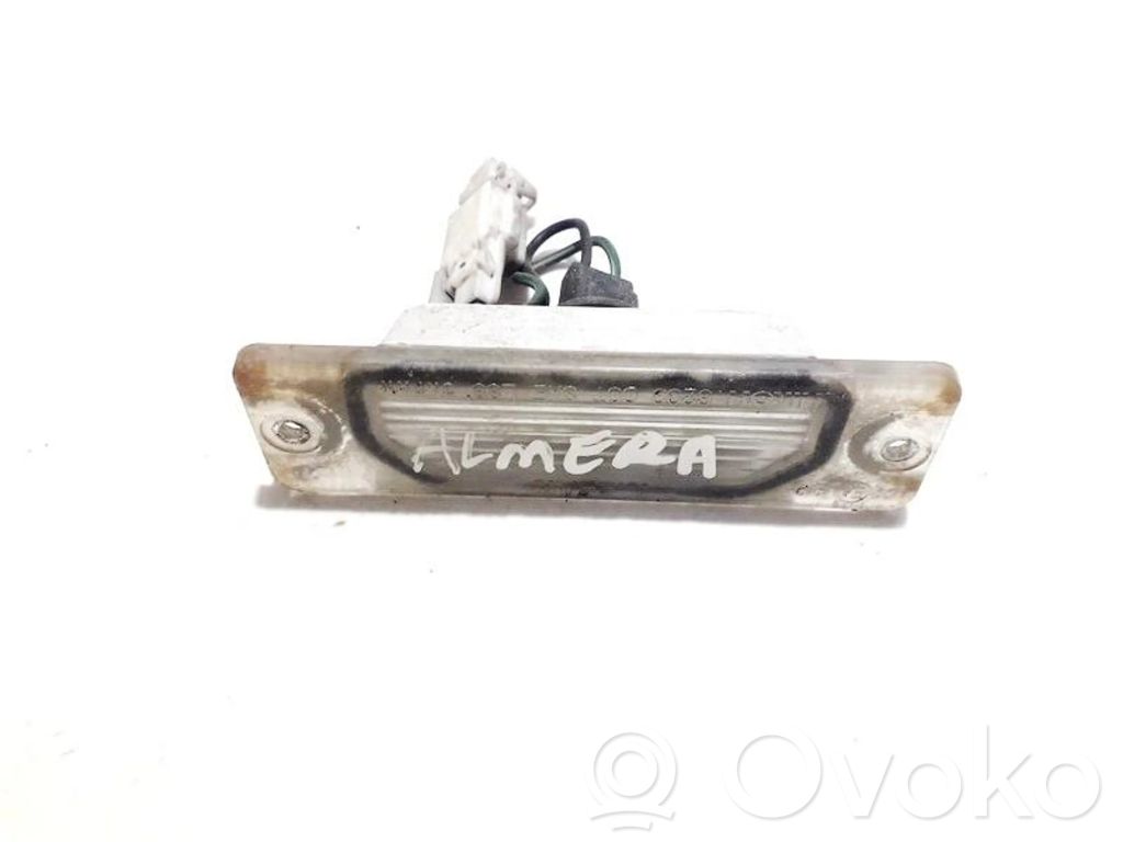 Nissan Almera Numerio apšvietimas 
