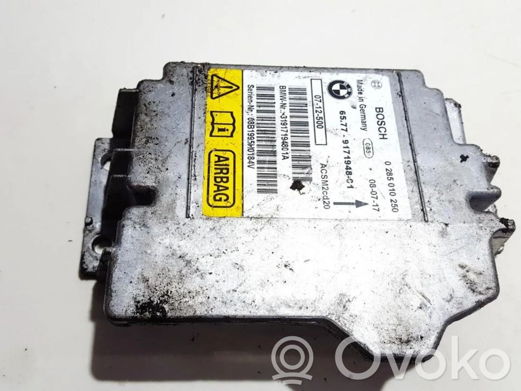 Turvatyynyn ohjainlaite/moduuli   65779171948,65779171948,65779171948,65779171948,65779171948