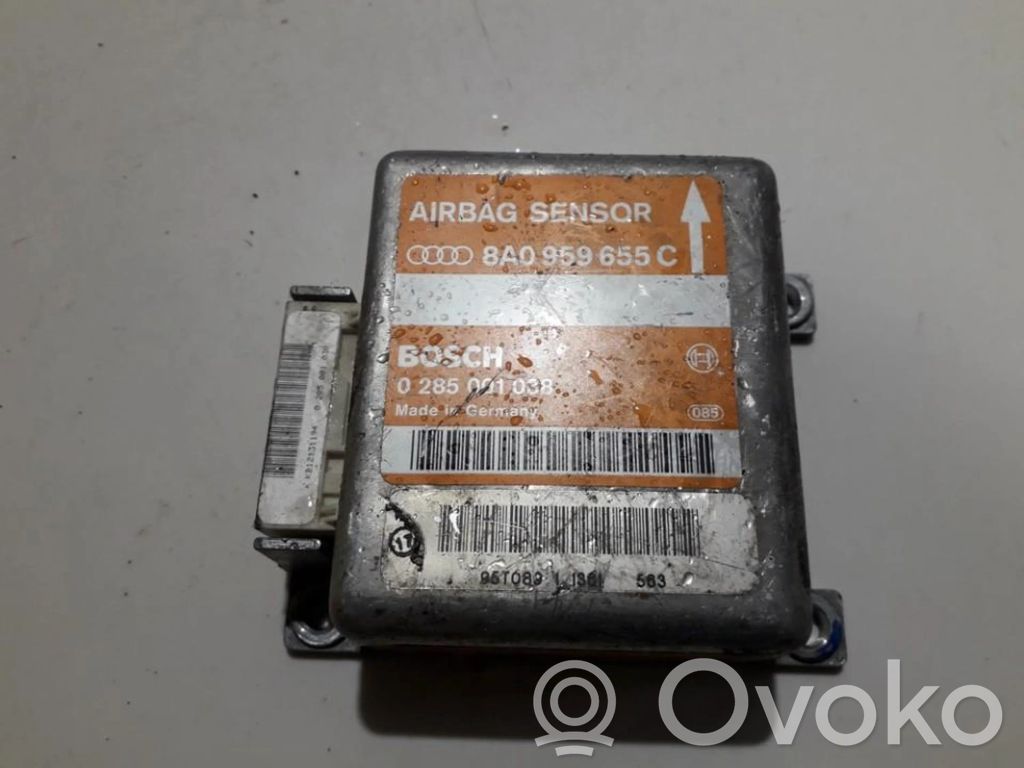 Sterownik / Moduł Airbag   0285001038,8A0959655C,0285001038,8A0959655C