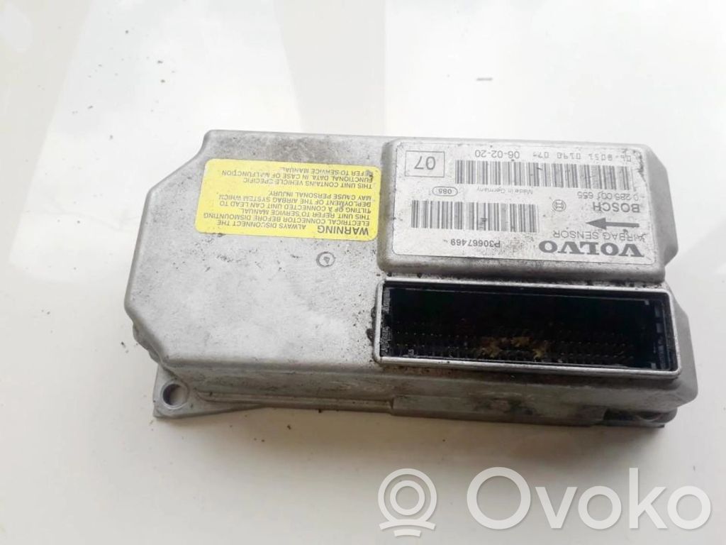 Unidad de control/módulo del Airbag   0285001655,P30667469,0285001655,P30667469