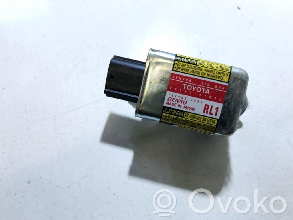 Airbagsensor Crashsensor Drucksensor   8986047040,8986047040,1879000892,8986047040,8986047040