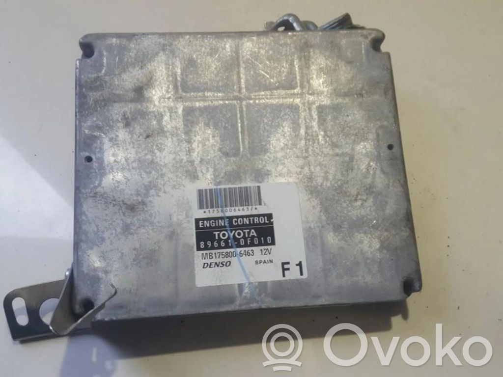Toyota Corolla Verso AR10 Unitate/modul de control motor 