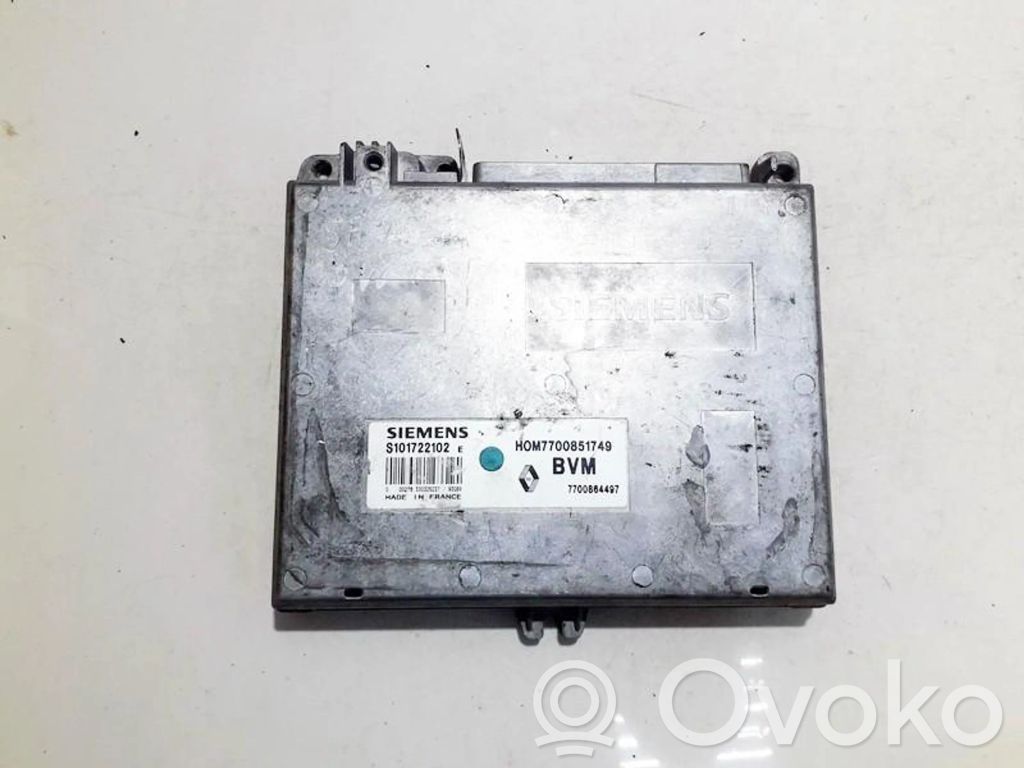 Engine control unit/module   7700851749,S101722102,7700851749,S101722102