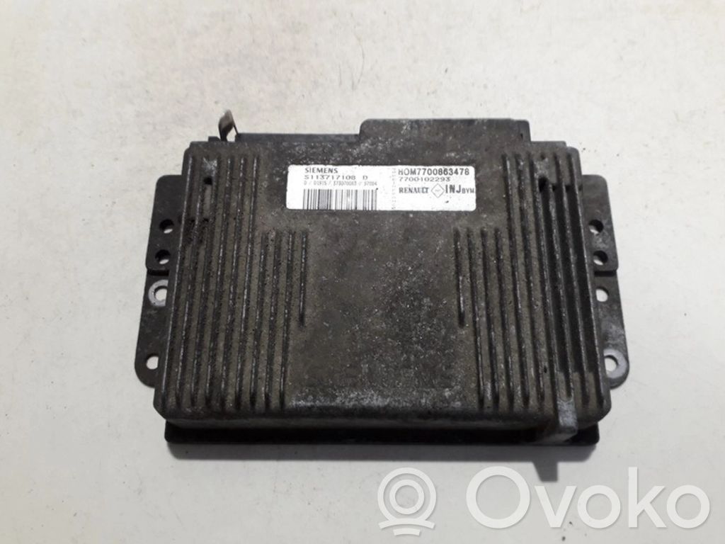 Engine control unit/module   HOM7700863478,H0M7700863478,7700102293,H0M7700863478,HOM7700863478,S113717108D
