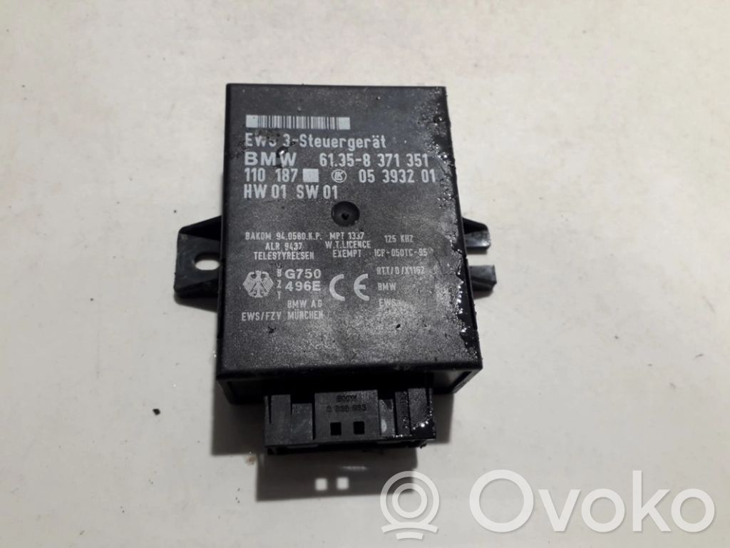 BMW 5 E39 Unitate/modul comandă imobilizator 