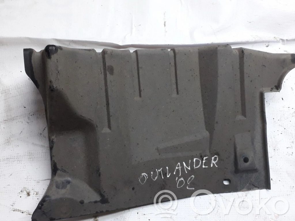 Mitsubishi Outlander Placa protectora/protector antisalpicaduras motor 