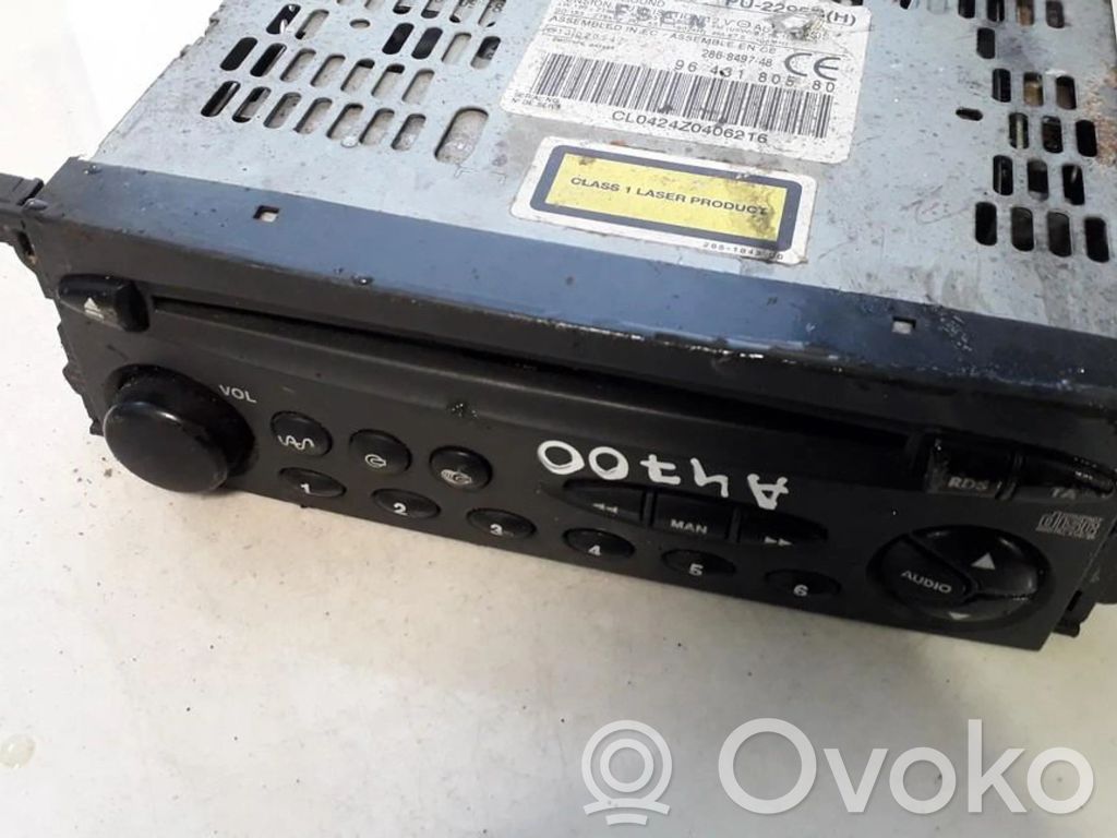 Citroen C5 Unitate principală radio/CD/DVD/GPS 