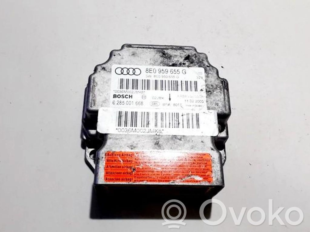 Audi A4 S4 B7 8E 8H Centralina/modulo airbag