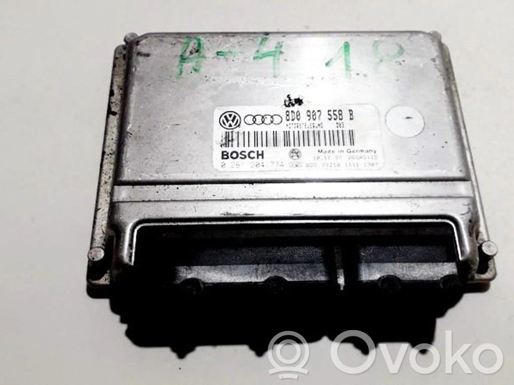 Sterownik / Moduł ECU   8D0907558B,0261204774,8D0907558B