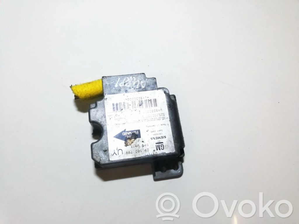 Module de contrôle airbag   09180799,1923594,09180799,1923594,5WK42905