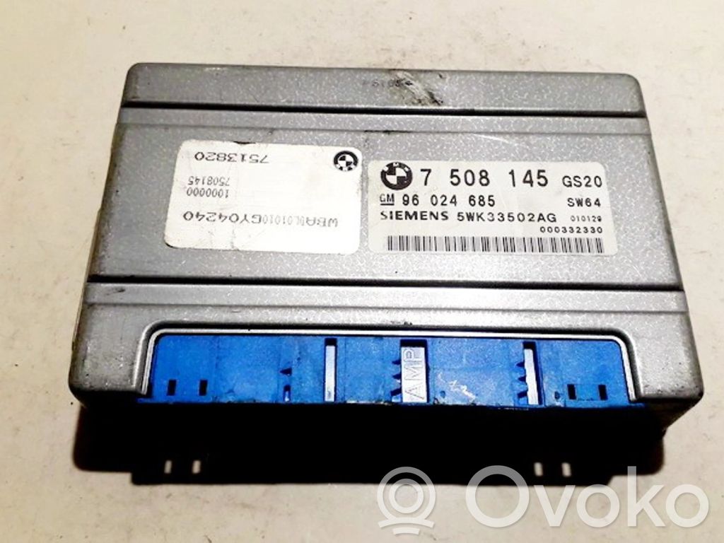 Module de contrôle de boîte de vitesses ECU   7508145,96024685,7508145
