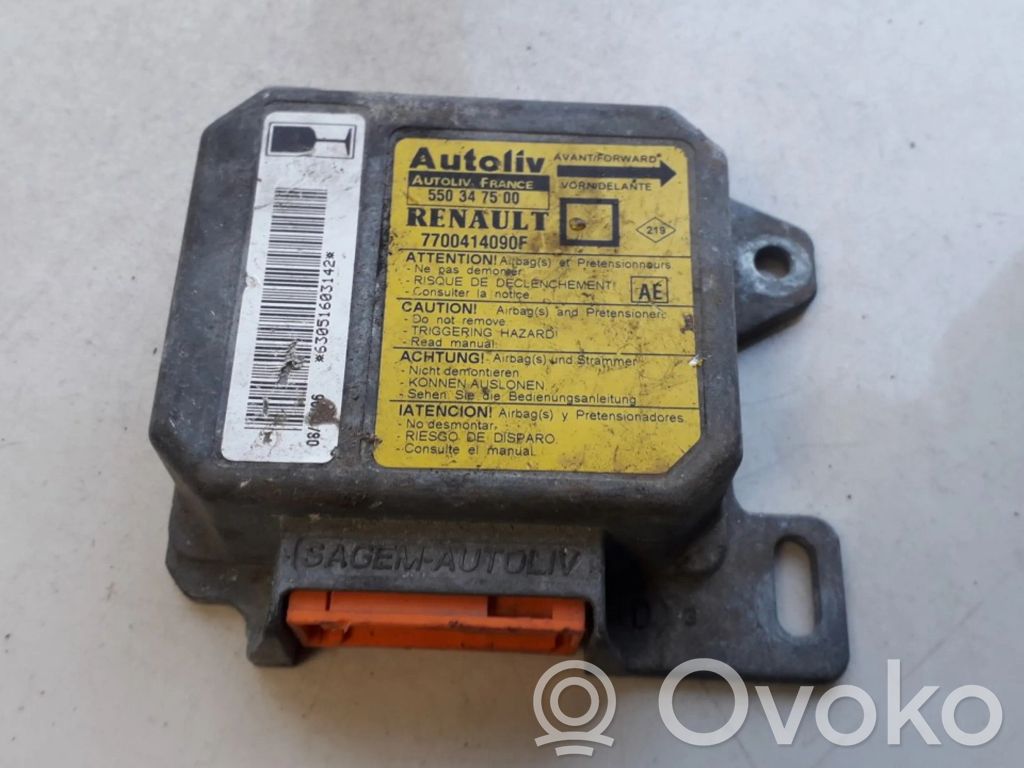Renault Megane I Centralina/modulo airbag 