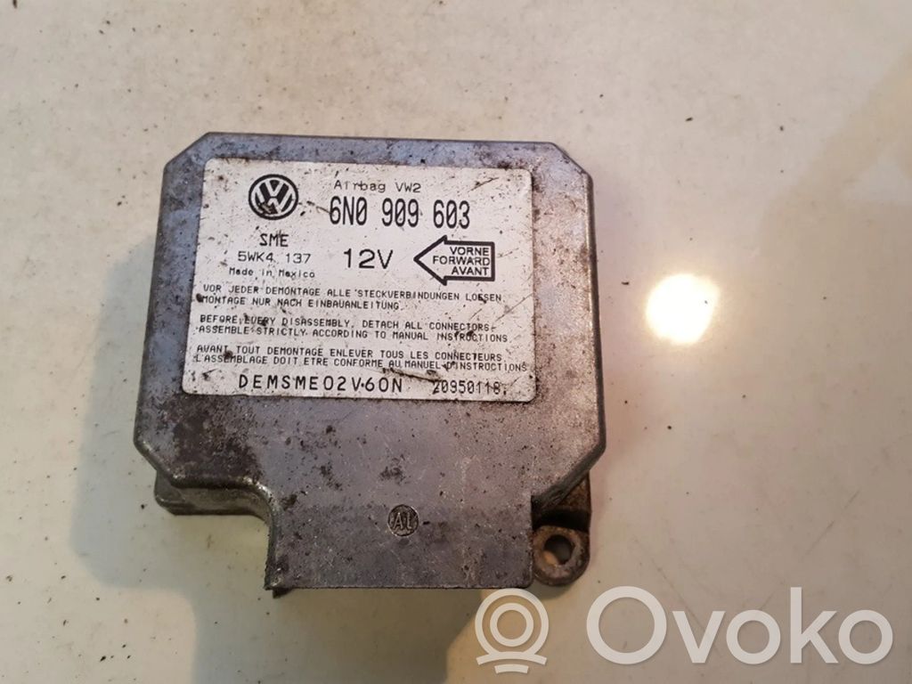 Unidad de control/módulo del Airbag   6N0909603,5WK4137,5WK4137,6N0909603