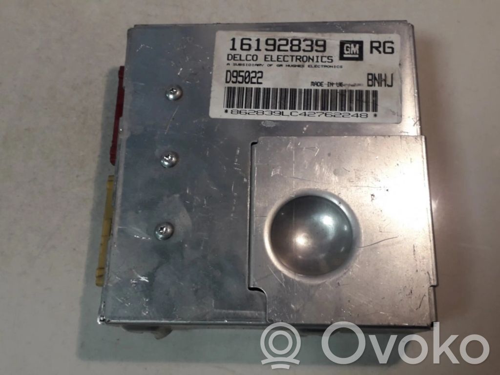 Engine control unit/module   16192839,D95022,16192839,D95022