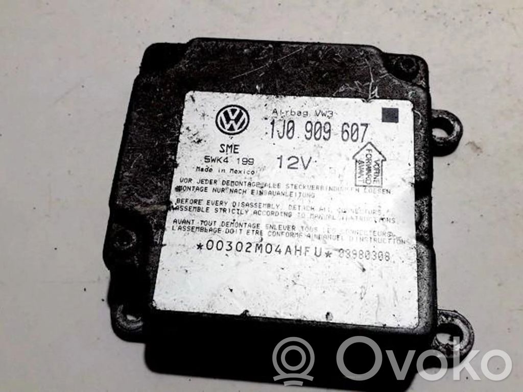 Unidad de control/módulo del Airbag   1J0909607,1J0909607,1J0909607
