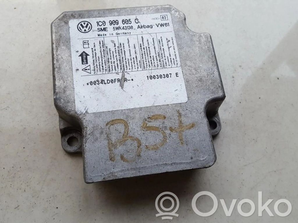 Volkswagen PASSAT B3 Unitate/modul de comandă airbaguri 