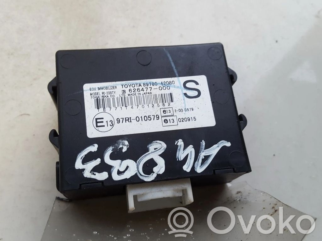 Toyota RAV 4 (XA20) Unitate/modul comandă imobilizator
