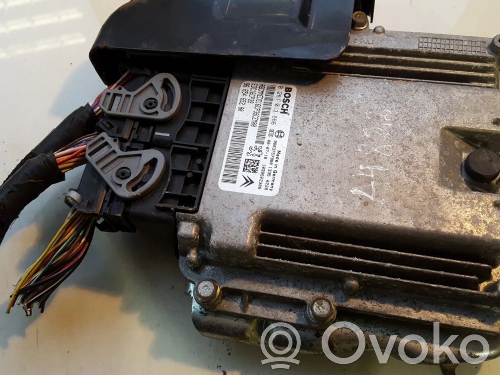 Unidad de control/módulo del motor   0281013666,9665465280,0281013666,9665465280