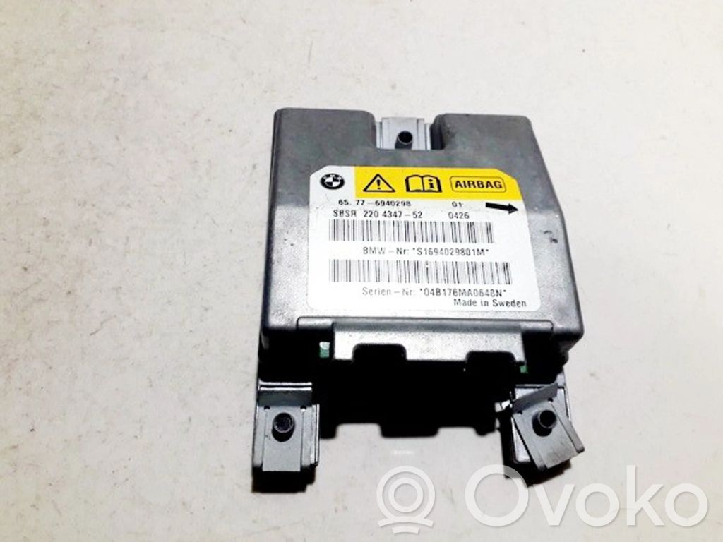Airbag control unit/module   65776940298,220434752,434752,65776940298