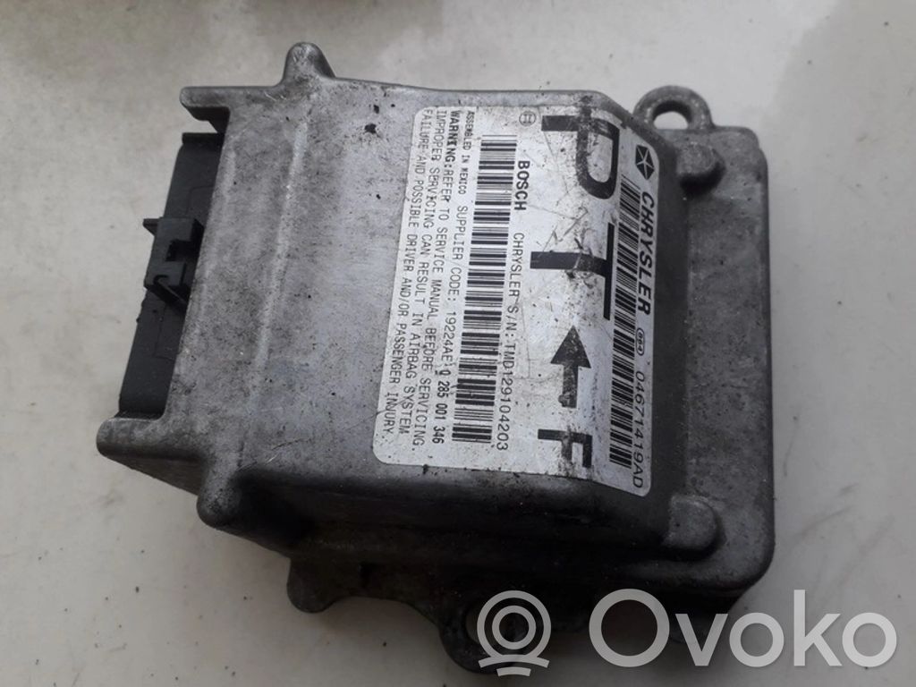 Chrysler PT Cruiser Unitate/modul de comandă airbaguri 