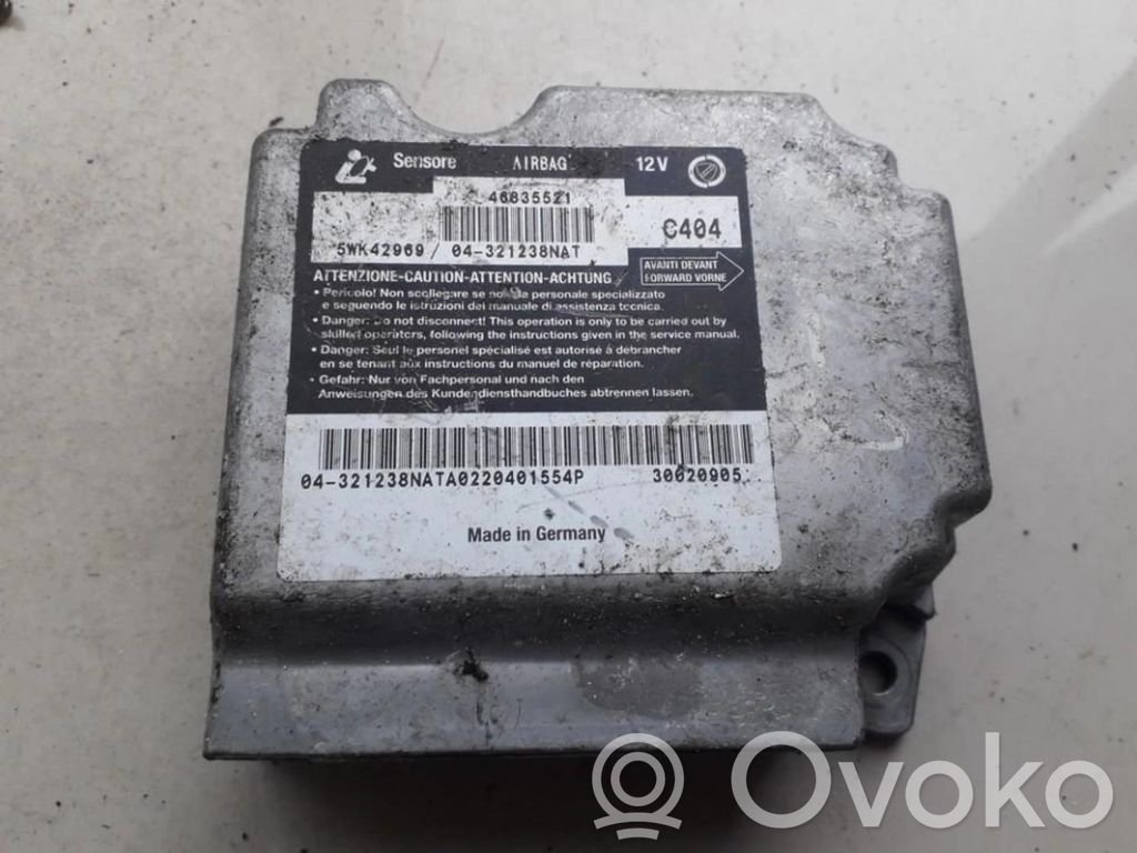Unidad de control/módulo del Airbag   46835521,5WK42969,46835521,5WK42969
