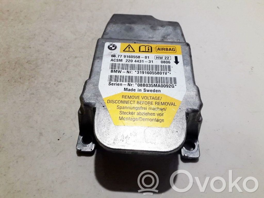 Unidad de control/módulo del Airbag   6577916055801,220443131,08B035MA0092G,31916055801V,443131,6577916055801