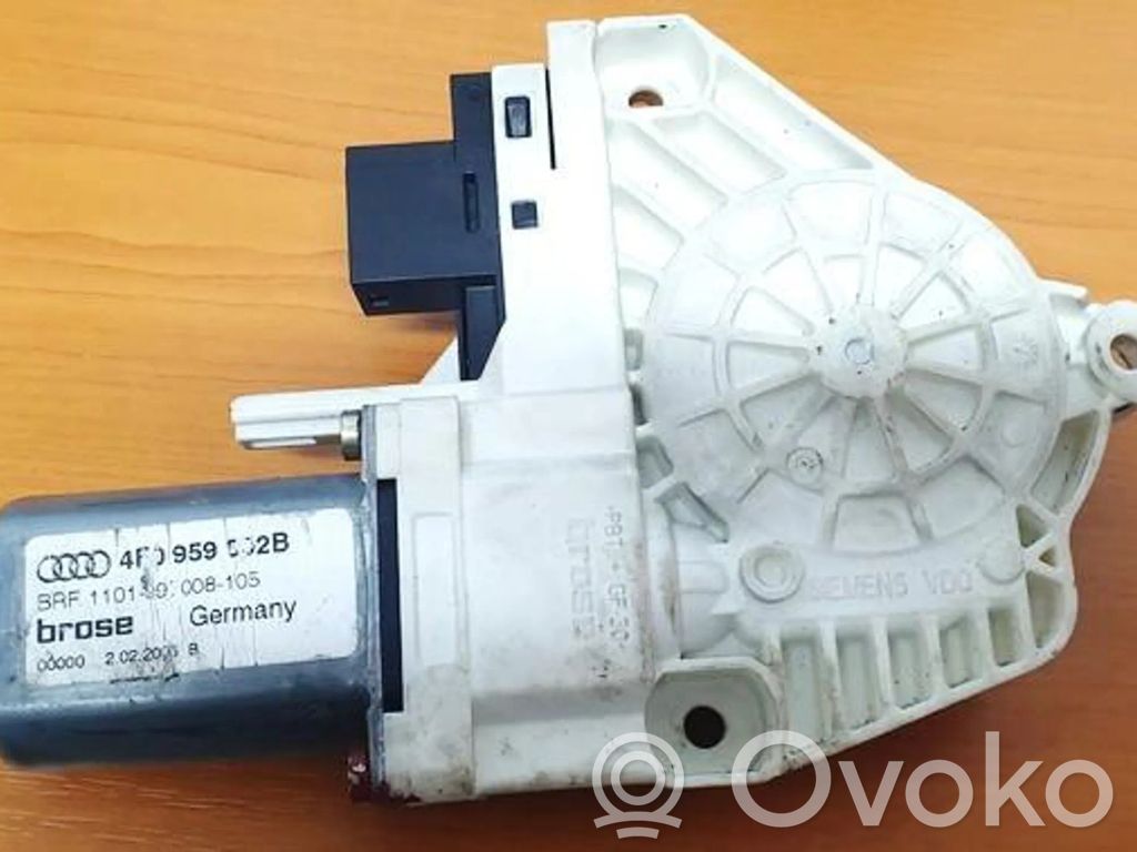 Audi A6 S6 C6 4F Motorino alzacristalli della portiera anteriore 