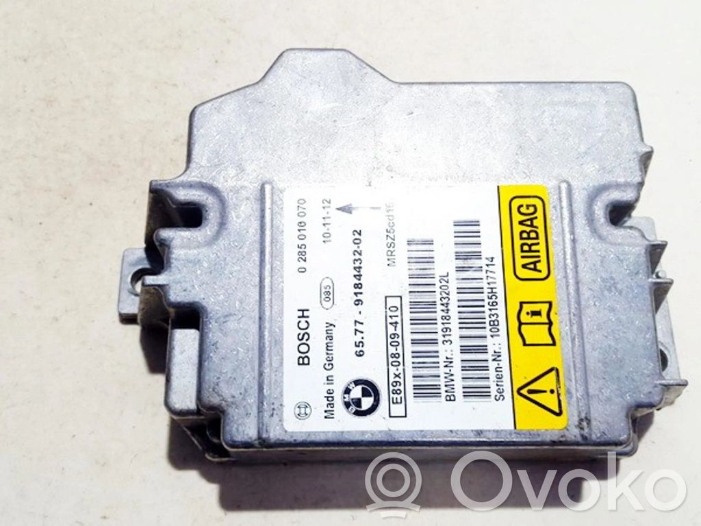 Airbag control unit/module   6577918443202,0285010070,10B3165H17714,31918443202L,6577918443202