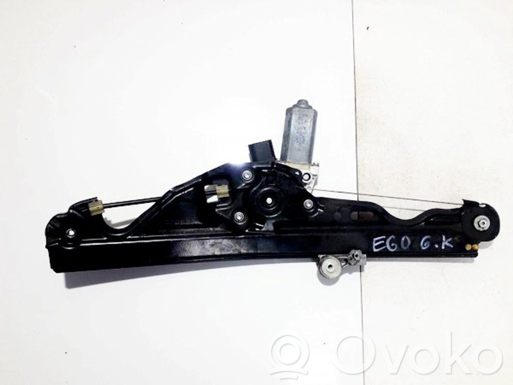 BMW 5 E60 E61 Regulador con motor de la ventanilla de la puerta corredera 