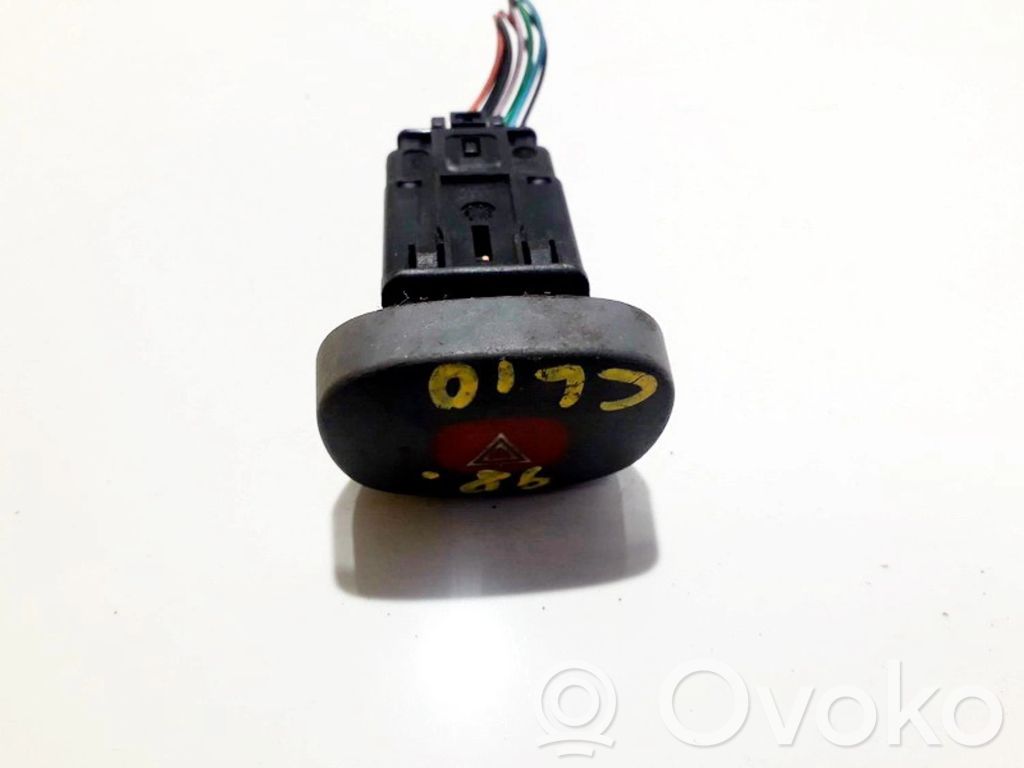 Renault Clio II Botón interruptor de luz de peligro 