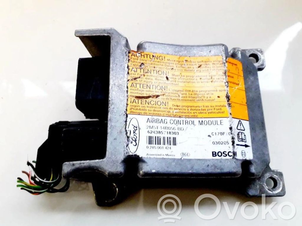 Unidad de control/módulo del Airbag   2M5T14B056BD,624385718303,030205,2M5T14B056BD,624385718303