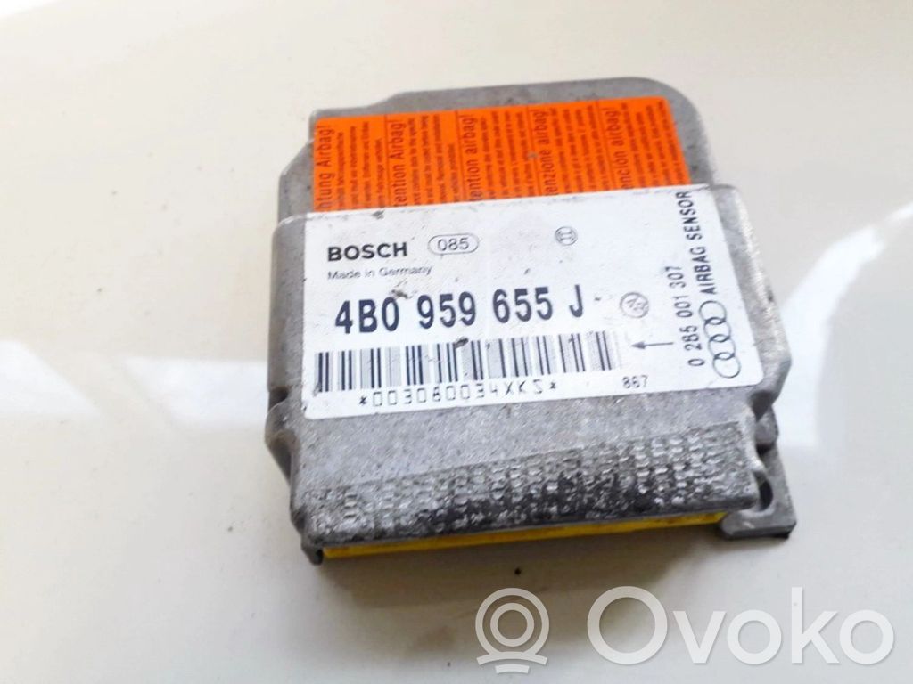 Module de contrôle airbag   4B0959655J,0285001307,003080034XKS,4B0959655J