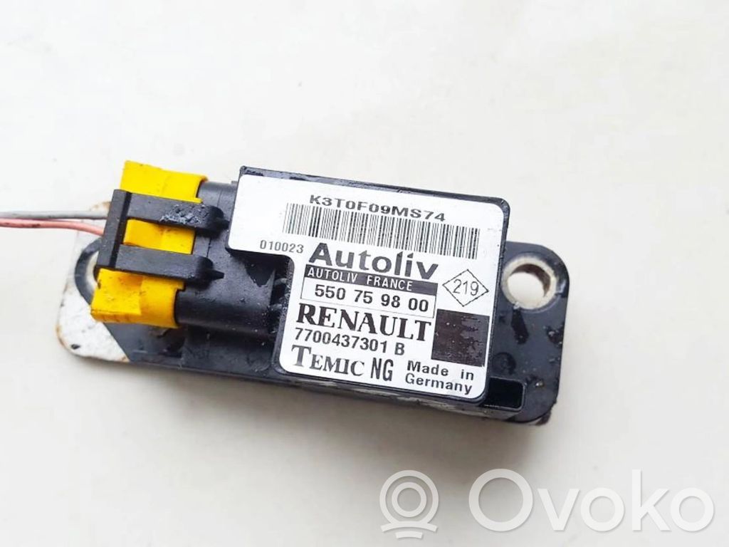 Renault Scenic I Sensore d’urto/d'impatto apertura airbag