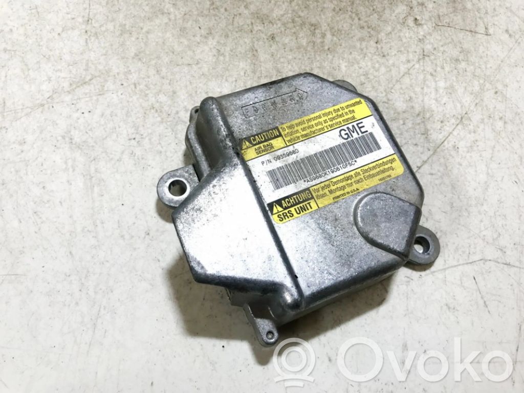 Airbag control unit/module   09359680,16251793,09359680,16251793